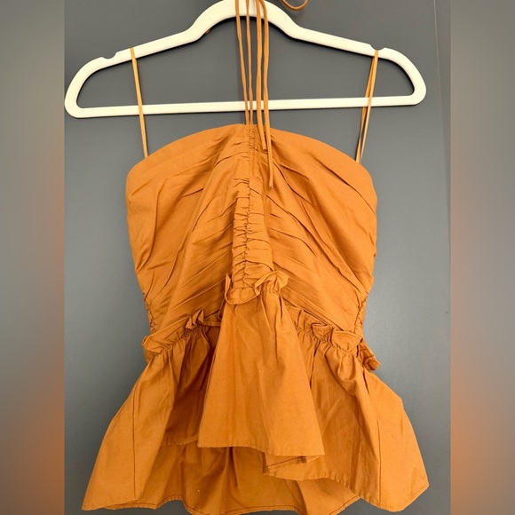 Ruched Halter Top - Picture 1 of 3